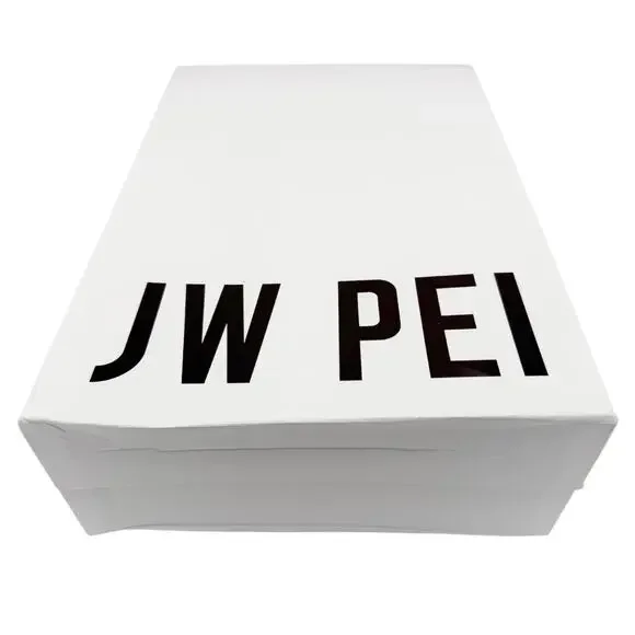 JW Pei Hana Medium Tote Bag in Tan Raffia Straw Black Trim Shoulder Bag Purse - Picture 11 of 15